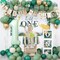 Wild One Birthday Decorations For Boys Jungle Theme Baby Shower Safari 1st Party Supplies Palm Leaf Balloon Garland Kit